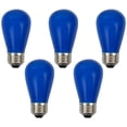 thumbnail image 6 of Pack of 25 Opaque LED S14 Blue Christmas Replacement Bulbs, 6 of 6