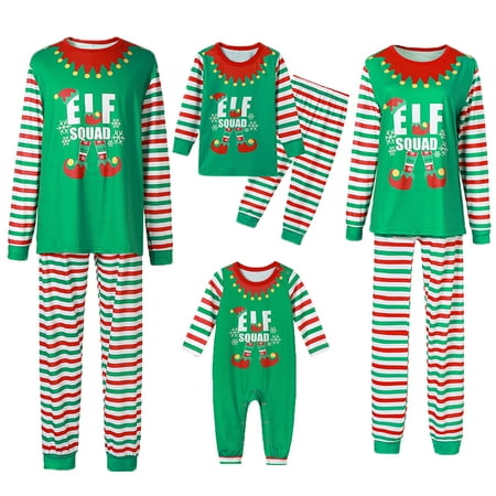 

Canrulo Family Christmas Pjs Matching Sets Baby Christmas Matching Jammies for Adults and Kids Holiday Xmas Sleepwear Set