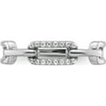 thumbnail image 4 of Sterling Silver Rhodium-Plated Cz Link Ringsize 7 - Jbsp, 4 of 5