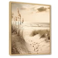 thumbnail image 2 of Designart "Beachside VI" Landscape & Nature Floater Framed Canvas Wall Art, 2 of 7