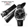 thumbnail image 2 of Extensible Correa Negra 18mm Sin Hebilla Compatible Omega, 2 of 8