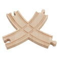 thumbnail image 4 of Construcción de vías de tren de madera, estación de tren, accesorios, vehículos, juguete para ensamblar 145 cm x 14 cm x 12 cm, 4 of 9