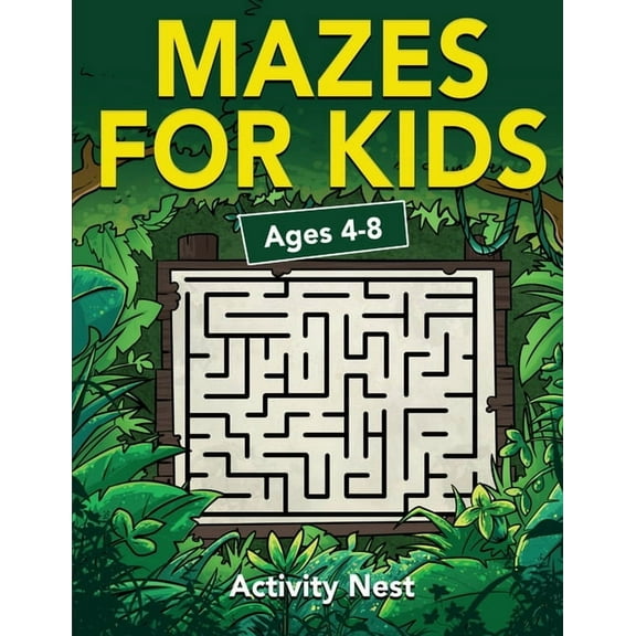 Mazes For Kids Ages 4-8: Workbook for Games, Puzzles, and Problem-Solving (Paperback)