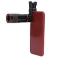 thumbnail image 4 of Telescopio monocular universal de alta definición con zoom de 12 aumentos para teléfono móvil, ideal para tomar fotos a distancia (12 x 22) (80 x 30 mm), 4 of 14