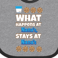 thumbnail image 4 of Inktastic What Happens at Nana's Boys or Girls Baby Bib, 4 of 4