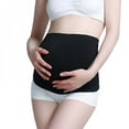 thumbnail image 3 of Clearance Sale!Cotton Pregnant Women Belly Band Maternity Belt Women Waist Back Support Belts Abdominal Binder Black XL, 3 of 6