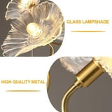 Lotus Leaf Glass Pendant Lights Fixtures Hanging Lamp,French Classic floral pendant Lighting Modern Nordic Chandeliers with 6-Lights,for Living Room Dining Room Bedroom - Walmart.com