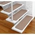 thumbnail image 5 of Set of 12 Adhesive Carpet Stair Treads - Praline Brown - 8 In. X 27 In. - Several Other Sizes to Choose From, 5 of 5