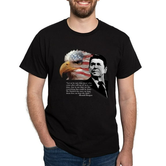 CafePress - Ronald Reagan Quote 6 Dark T Shirt - Men's Classic Graphic Cotton T-Shirt