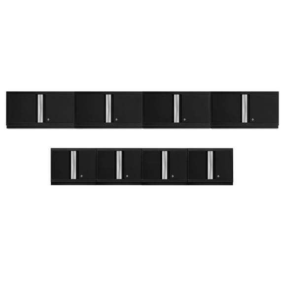 NewAge Products Bold Series 8-Piece Garage Storage Wall Cabinet Set