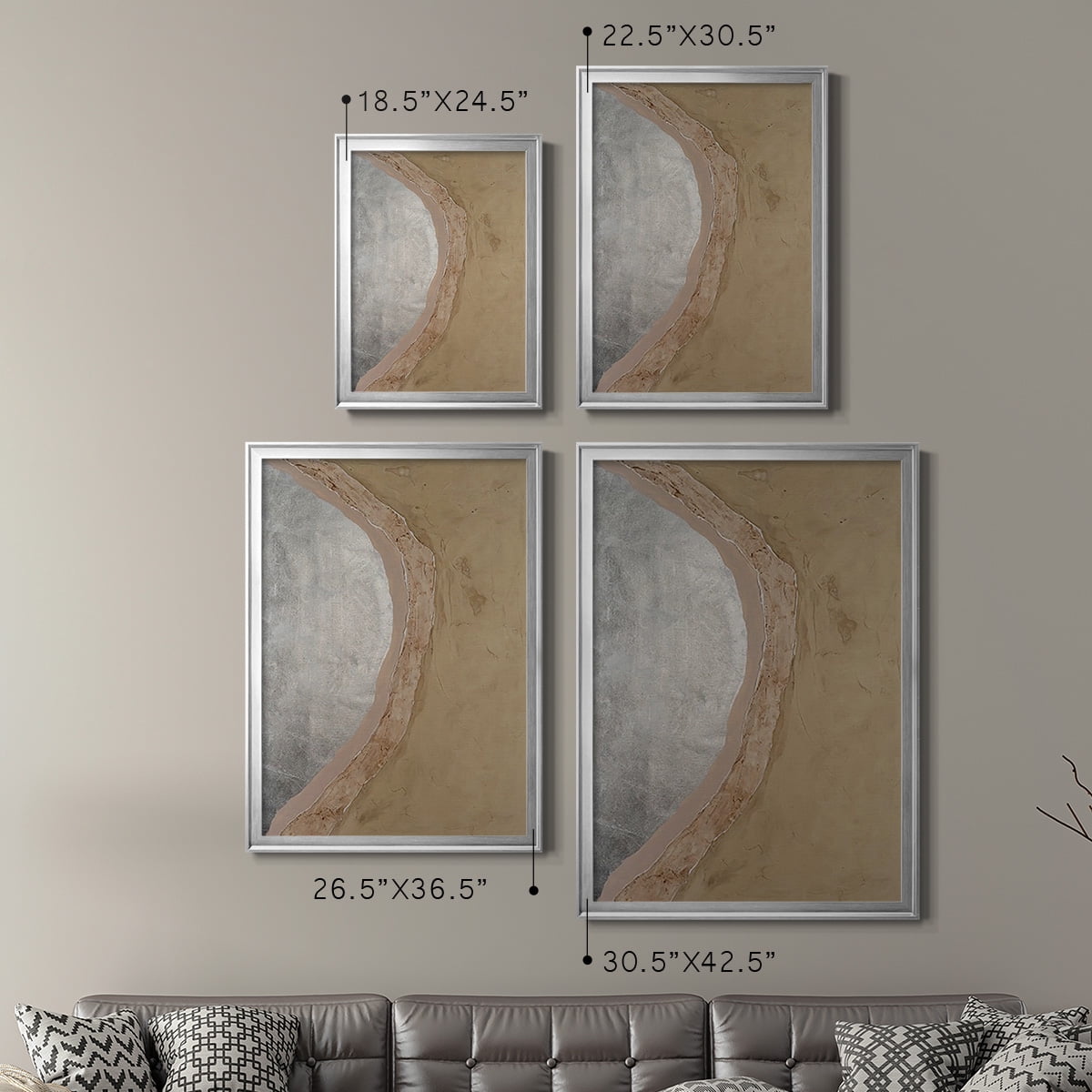 Silver Lake I Premium Framed Print, in Gold, Black, or Silver - Ready to Hang