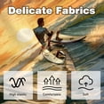 thumbnail image 3 of Surfing in Summer Luxurious Velvet Bed Pillow Inserts with Unique Patterns - Set of 2, 16x16, 18x18, 20x20 Inches - Ideal for Throw Pillow Covers and Home Decor, 3 of 6