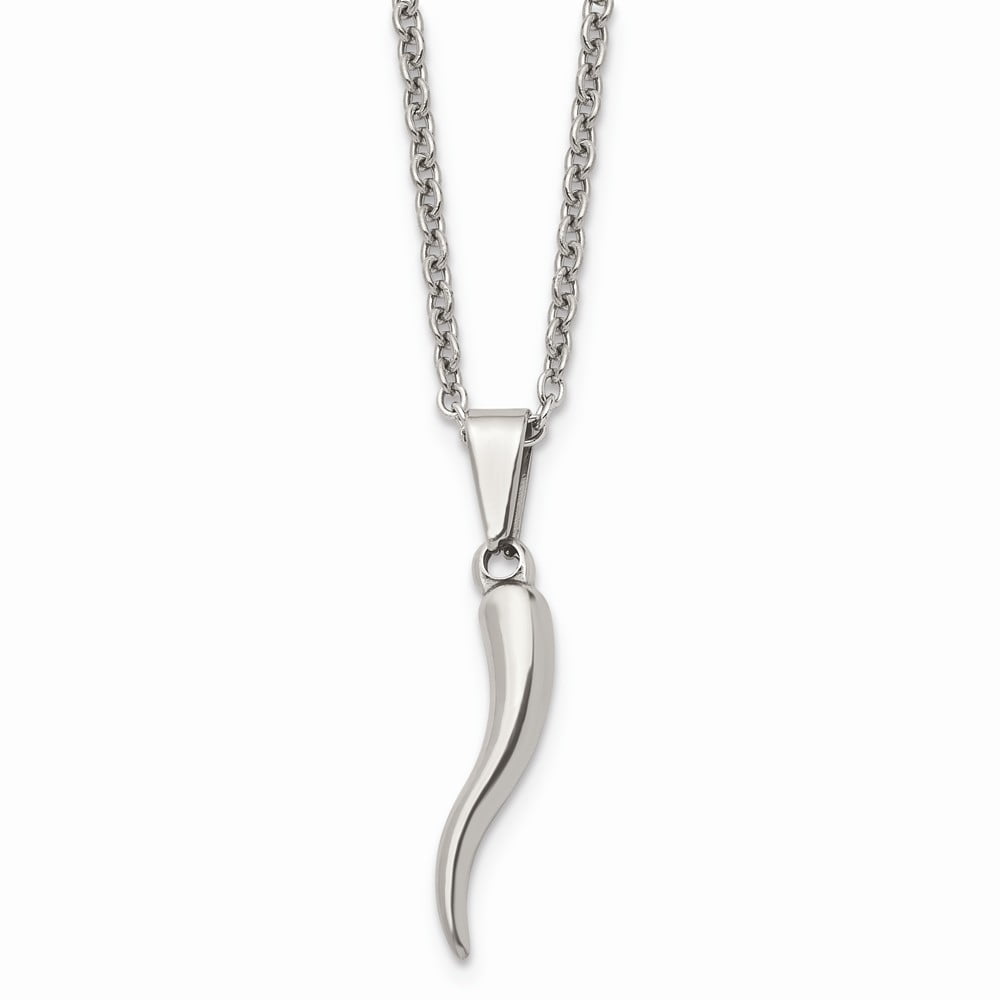 Italian Horn Necklace; 22 inch 