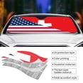 thumbnail image 3 of Kdxio USA Switzerland Print Front Windshield Sun Shade,Folding Auto Sunshade for Car Truck SUV-Medium, 3 of 5