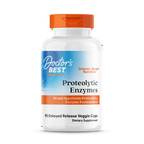 Doctor's Best Proteolytic Enzymes, Gluten Free, Vegetarian, 90 Veggie Caps