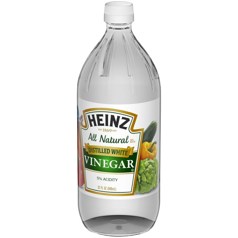 Heinz Distilled White Vinegar, 32 fl oz Bottle - Perfect for