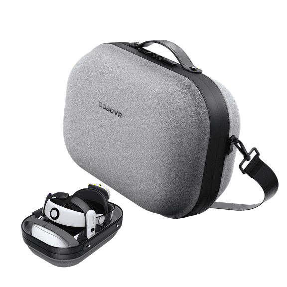 BOBOVR C3 Carrying Case Designed for Meta Quest 3 and BOBOVR S3PRO Head Strap Sling Case for Extended Travel VR Accessories