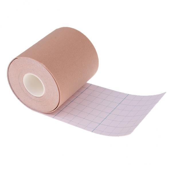 2x 5m Cinta de Kinesiología Deportiva Elástica Color de Piel Terapéutico Fisiológico Muscular Yuyangstore Cinta