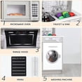 thumbnail image 4 of LAZY BUDDY Wooden Play Kitchen, Pretend Toy Kitchen with Washing Machine, Real Sound & Light, Telephone, for Toddlers 3+, 4 of 11
