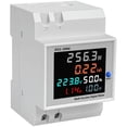 thumbnail image 2 of Indicador de consumo de energía D52-2066 medidor eléctrico fase hogar inteligente medidor de vatios-hora tipo de riel de guía 220V voltaje corriente potencia factor de frecuencia medidor medidor AC40-300V, voltaje de medición 110V / 220V, AC40-300V - AC40-300V ACTIVE  Biensenido a ACTIVE, 2 of 5
