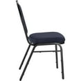 thumbnail image 4 of NPS 9200 Series Premium Fabric Upholstered Stack Chair, Midnight Blue Seat/Black Sandtex Frame, 4 of 5