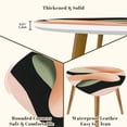 thumbnail image 5 of Set of 2 Triangle End Table Tranquil Pastel Abstract Soft Pink Beige Shapes Black Green Set of 2 Side Tables End Tables, Nesting Tables for Living Room, 5 of 5