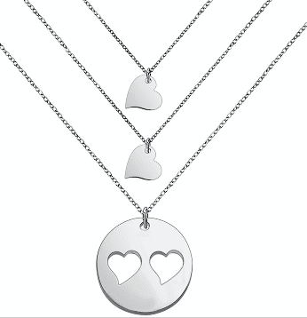 Mother and Daughters Necklace Set 