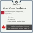 thumbnail image 4 of Stanfield's Men's Thermal 2 Layer Merino Wool Blend Long Sleeve Undershirt Baselayer, 4 of 5