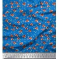 thumbnail image 1 of Soimoi Cotton Cambric Fabric Leaves & Floral Artistic Print Fabric by The Yard 56 Inch Wide, 1 of 3