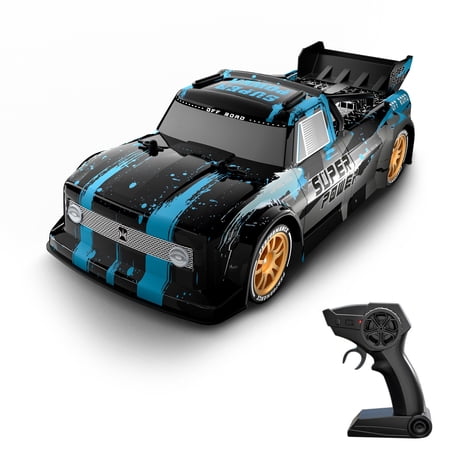 2.4GHz 1/16 Remote Control Drift Car Short Truck with Spray Function