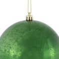 thumbnail image 2 of Vickerman 4.75" Christmas Ornament Ball, Emerald Shiny Mercury Finish, Shatterproof Plastic, Holiday Christmas Tree Decoration, 4 Pack, 2 of 2