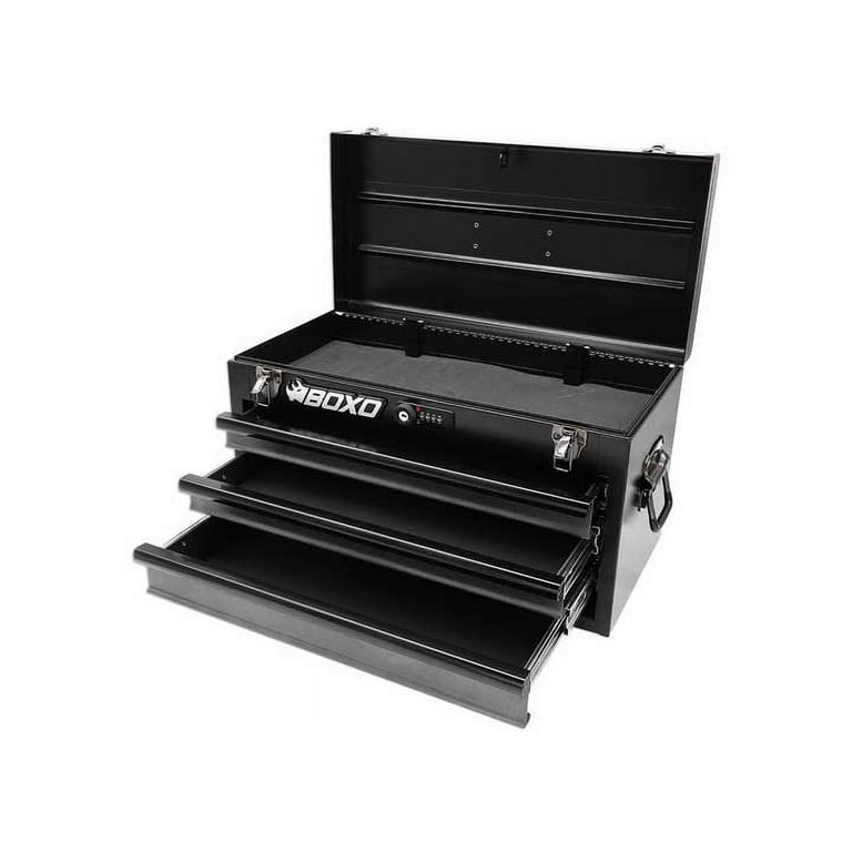 FTC MULTI TOOL BOX BLACK ツール ボックス Montezuma – SE250B – 26-Inch Portable TRIANGLE Toolbox