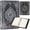# Iron (Silver)/ Black - Blue Crystal, variant on Magic Refillable Notebook Journal Binder for DND: A5 Story Forge 400 Pages (200 Sheets) with Worn Ancient Magic Design for DND or Fantasy Enthusiasts - Perfect for Dungeons and Dragons (D&D)