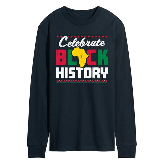Instant Message - Celebrate Black History Month Long Sleeve Graphic T-Shirt