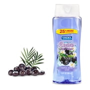Lucky Super Soft Revive Body Wash. Soothes, Softens and Moisturizes Your Skin. Tropical Water and Acai Fragrance. 15 fl.oz / 444 ml. Pack of 3