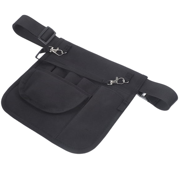 RUNROTOO Multi Pocket Waist Pouch Nurse Fanny Pack Organizer 1Set 8.7x8.3x0.4in