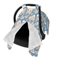 thumbnail image 2 of Naloa Funny Cute Healthy Teeth Baby Car Seat Cover, Breathable Baby Carrier Cover, Multiuse Baby Carrier Cover & Nursing Breastfeeding Cover, 2 of 5