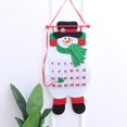 thumbnail image 2 of Countdown To Christmas Santa Advent Calendar Christmas Tree Hanging Ornaments Decoration For Home Office Party Decor (snowman)White, 2 of 2