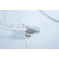 [UL Listed] OMNIHIL White 15 Feet Long AC Power Cord Compatible with