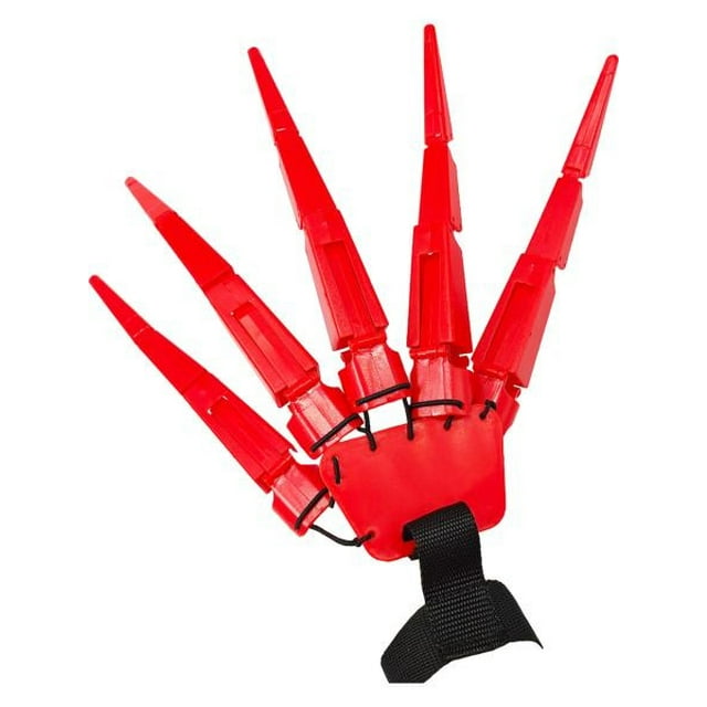 Articulating Fingers Right Hand Glove Red | Cosplay | Costume Accessories