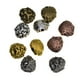 thumbnail image 2 of 10PCS Lion Head Charms Metal Beads Mix Colors Spacer para Joyas - Oro / Plata / Bronce / Bronce Rojo / Chapado en Negro perfecl Granos del encanto para el arte, 2 of 6