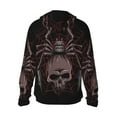thumbnail image 3 of Easygdp Spider with Skull Lightweight Long Sleeve Sun Shirt Sports long-Sleeved Sun Protective Clothing, Quick Drying Breathable - XX-Large, 3 of 9