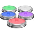 thumbnail image 2 of Premium Silicone Fermenter Lid Set Wide Mouth Mason Jar, Waterless Airlock Fermenter Lid Sealing Lid Pack of 5 (Does not Include Jar) (5 Colors), 2 of 9