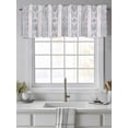 thumbnail image 4 of Vintage Bohemian Valances for Windows Farmhouse Tribe Art Blue Rod Pocket Curtains Valance Short Window Treatment Drapes for Living Room, Bedroom Bathroom 42"&nbsp;W x 12" L, 4 of 5