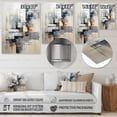 thumbnail image 4 of Designart "Simplified Compilation V" Abstract Collages Metal Wall Decor, 4 of 5