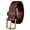 Brown, variant on Catelles Genuine Leather Pin Brass Buckle Brown Belt for Men Durable Stylish&For waist 48in Width 1.5in(3.8cm)