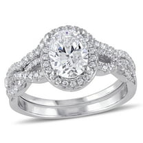 Everly Women's Cubic Zirconia Sterling Silver Bridal Set