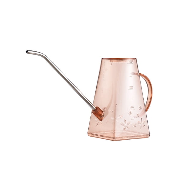 Advancent Recambio de regadera ABS, boquilla larga transparente, pulverizador recargable de boca ancha portátil, accesorios con empuñadura Jardín y Patio rosa champán Advancent HA083710-03