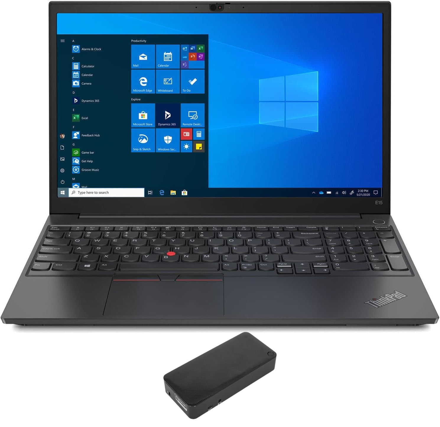 Lenovo ThinkPad E15 Gen 3 Home/Business Laptop (AMD Ryzen 5 5500U