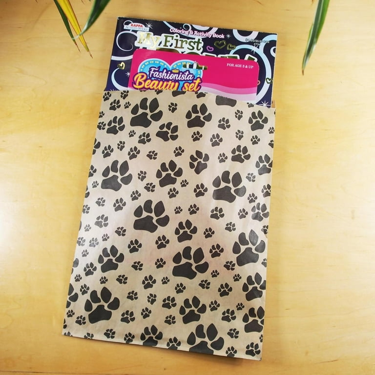 20 Bags of our Kraft 8.5&quot; x 11&quot; Decorative Flat Paper Gift Bags 